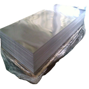 Aluminio plano / plano / placa con película de PE 1050 1060 1100 1235 3003 3102 8011 